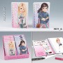 cuaderno colorear top model